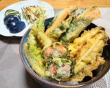 夏野菜とカニカマ大葉巻きの天丼❣️作り方4写真