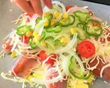 鯵とフライドポテトのピザ風作り方6写真