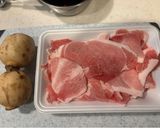 🌟[簡単] 照焼き豚こまレンコン😋作り方1写真