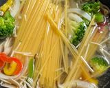 お一人様ランチdeワンパン塩昆布パスタ作り方3写真
