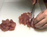 キハダマグロとセロリのタルタル冷製パスタ作り方3写真