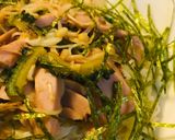 魚肉ソーセージのゴーヤ—素麺チャンプルー作り方4写真