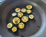 ズッキーニの塩昆布＆チーズの和風焼き作り方3写真
