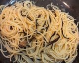 塩コンブと梅干しの簡単和風パスタ作り方4写真