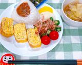しらすとゴマの卵焼き作り方3写真