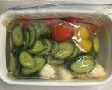 野菜とモッツァレラの白だし漬け作り方2写真