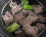 シチュー用牛肉のあま醤油煮作り方1写真