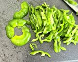 オーロラソースで♪丸ごとパプリカの肉詰め作り方3写真