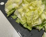 白菜とにんじんと椎茸のスープ作り方1写真