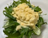 【簡単】生水菜の卵サラダ作り方4写真