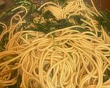 空芯菜のチーズパスタ作り方6写真