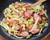 ぶっ濃いトンテキソースの🤩もやし炒め🍚作り方2写真