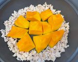 かぼちゃの煮物＊生姜でポカポカそぼろあん作り方3写真