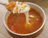 レンジですぐ作れる！トマトチーズスープ作り方3写真