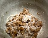 自家製味噌ヨーグルトと納豆キムチの和物作り方1写真