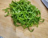 ピーマンの細切りお浸し作り方1写真