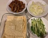 豆皮の肉野菜巻き作り方3写真
