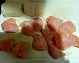 鶏むね肉とレンコンのバター醤油炒め作り方1写真