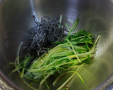 水菜を塩こんぶとごま油で和えて作り方4写真