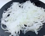 水にさらさないオニオンスライス作り方2写真