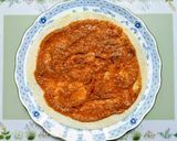 夏簡単ランチ！トマトとプルドポークのピザ作り方2写真