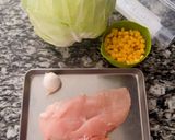 サラダチキンコールスロー作り方1写真