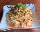 麻辣醤マーラージャンで、麻辣葱豆腐作り方3写真