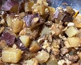 焼き芋と甘栗のクレソンの胡桃サラダ作り方6写真