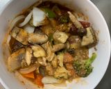 根菜茄子白菜コク旨甘辛梅味温野菜サラダ作り方20写真