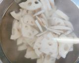 れんこんの海苔塩きんぴら作り方2写真