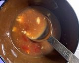 お一人様☆ざる麺でクリームパスタ風麺汁作り方2写真