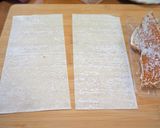 干し芋とバターのミイラ男♪ハロウィン春巻き作り方1写真