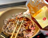 牛肉とらっきょうのサラダ作り方2写真