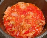 レンジで時短！鶏肉のハーブトマト煮込み作り方7写真