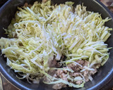 とろ～り♡キャベツとひき肉の和風炒め作り方2写真