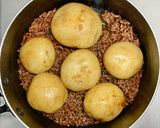 豚ひき肉と新じゃがの煮つけ作り方5写真