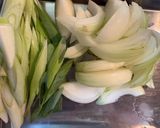 簡単夕食・おつまみ★フライパンで甘辛〜肉豆腐作り方1写真