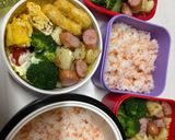 お弁当おかず③イモとウインナー炒め作り方5写真