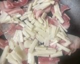 ラーメン屋が教える！長芋の明太焼き作り方5写真