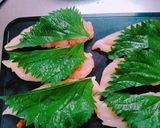 ＊ささみと大葉とカニカマのくるくる巻き＊作り方2写真