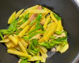 ピーマンとじゃがいものカレー味きんぴら✨作り方3写真