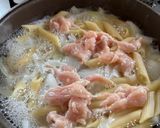 鶏胸肉とマカロニのチーズトマト煮作り方4写真