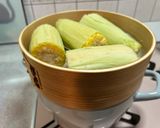 せいろで蒸しとうもろこし♪作り方2写真