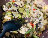 おいしい♡なすとゴーヤと豚肉のチャンプルー作り方4写真