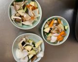ゴロゴロ野菜魚肉ソーセージロコモコ炒煮風作り方10写真