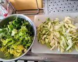 セロリーの葉、茎、簡単、エコ、節約佃煮作り方1写真