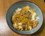 フライパン1つで簡単コロッケ卵とじ丼作り方7写真