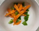 お一人様野菜たっぷりキムチウスター味炒飯作り方4写真