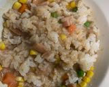 全てレンジ梅照りクリーム味オムライス弁当作り方7写真