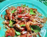 エコ副菜🌱具材費0円⁉️鶏皮カリカリ!もやしひげ根作り方5写真